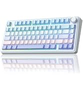 Strikonx SOLAKAKA A75 PRO Gaming Mechanical Keyboard with Screen and Knob | Tri-Mode Wireless Gam...