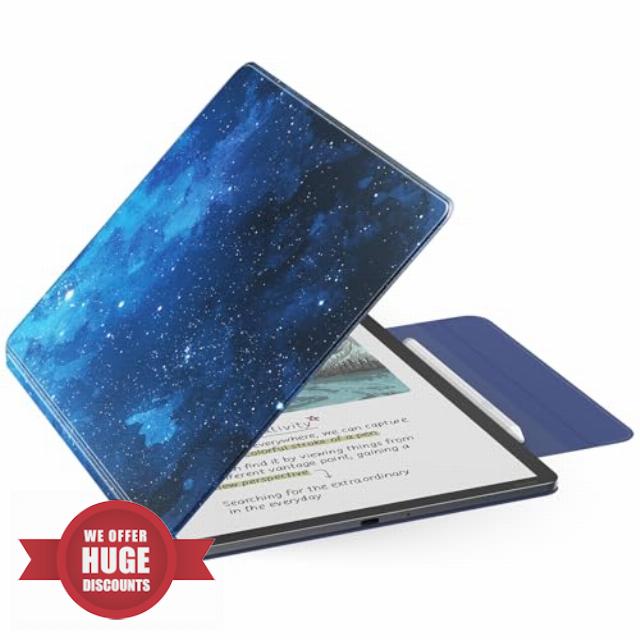 MoKo Magnetic Case for All-New 11" Kindle Scribe 2025(3rd Generation) & Kindle Scribe Colorsoft 2025(1st Gen) - Slim Folio Premium PU Leather Cover with Pen Clasp & Auto Sleep Wake