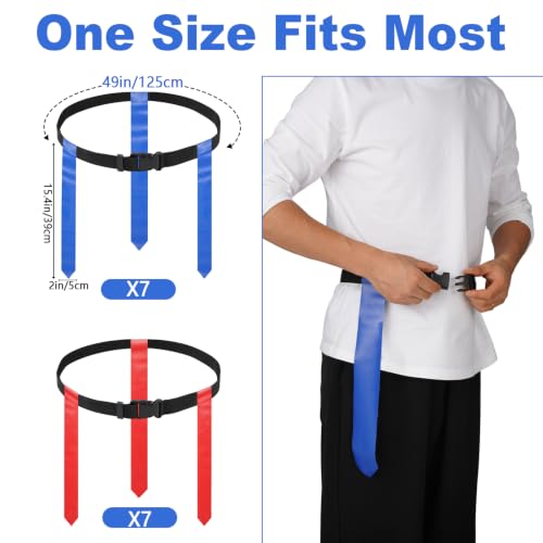 14 Pack Adjustable Football Waist Belt Tear-Resistant Webbing