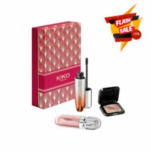 KIKO Milano Twist 'N Twinkle Holiday Holly Jolly Trio Make Up Gift Set                                                          Ultra-volumising mascara