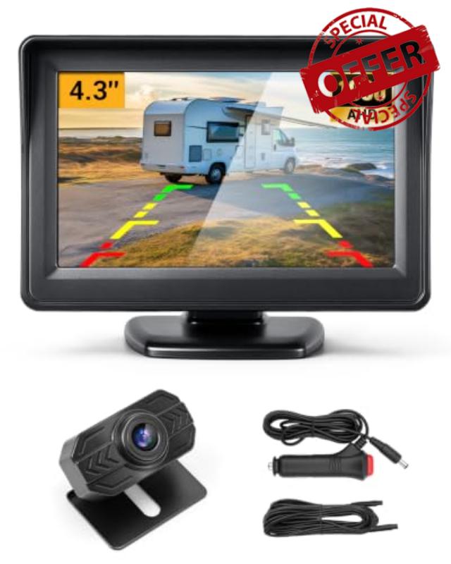 4.3"1080P Reverse Camera Kit