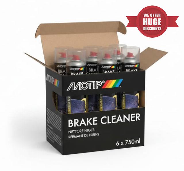 Belgravia Motip Power Brake Cleaner Spray | 6 x 750ml