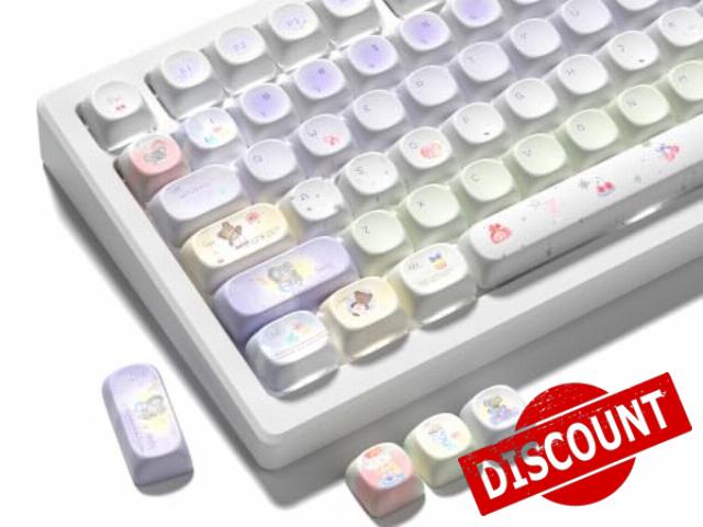Womier Cute PBT Keycaps Set