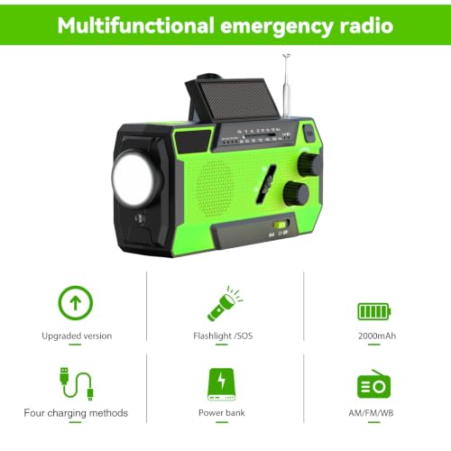 AM/FM Radio with SOS Alarm