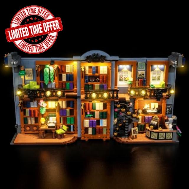 BrickBling Light Kit Compatible with Lego 11379 Bookstore: Book Nook                                                          (No Model)