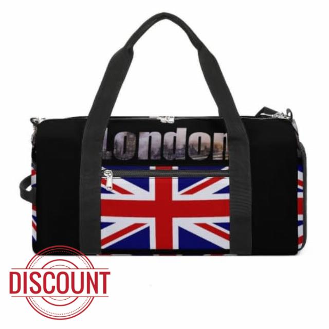 England London Big Ben Sports Gym Bag Lightweight Travel Duffel Bags Weekend Overnight Handbags