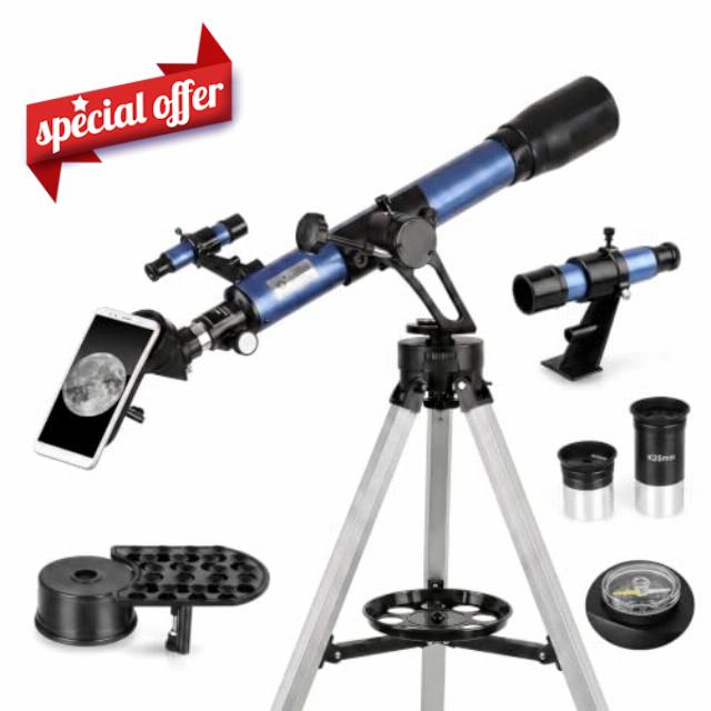 Telescope with 60mm Aperture 700mm Manual Focus