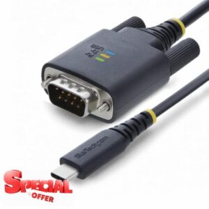 StarTech 6.6ft (2m) USB-C to Serial Adapter Cable