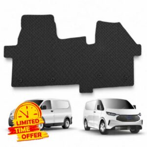 Rubber Floor Mat for Ford Transit Custom 2023 Onwards Manual