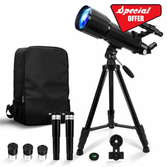 UncleHu 90/500mm Telescope for Adults Beginners