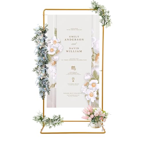 Balloon Flower Backdrop Frame Rust-Resistant Iron Frame
