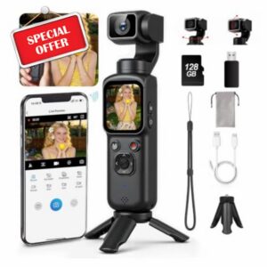 4K Vlogging Camera with Face Tracking＆WiFi