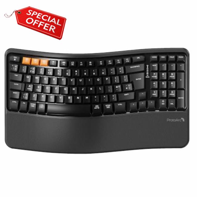 ProtoArc EK02 Ergonomic Wireless Keyboard