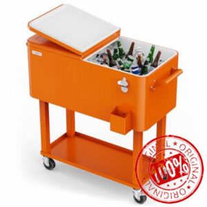 Bonnlo 80 Quart Rolling Ice Chest