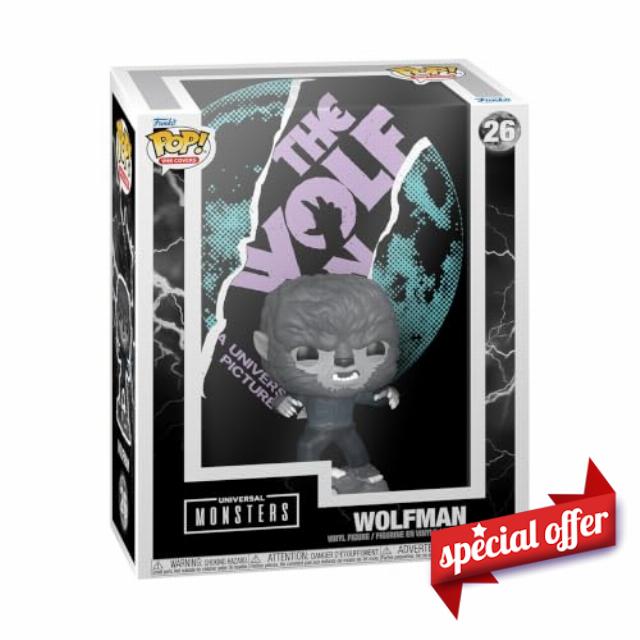 POP Funko VHS Cover: The Wolfman - Wolfman                                                          Official Merch - Collectable Vinyl Figurine for Shelf Display - Birthday Gift Idea for Fans and Collectors