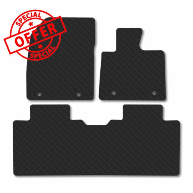 Geely EX5 (2025+) 5mm Rubber Car Mats                                                          Heavy Duty Rubber Tailored Fit Floor Mats Full Coverage Durable Waterproof Accessories Easy Clean Anti Slip Made in the UK