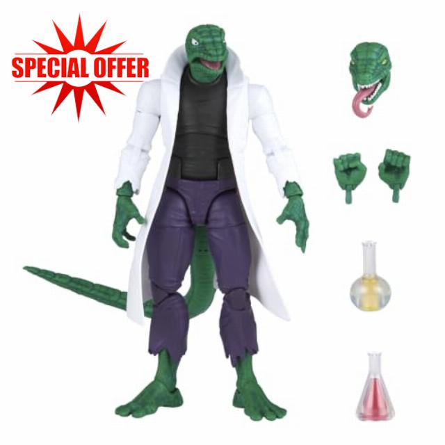 Marvel Legends Series Spider-Man 15-cm Marvel’s Lizard Retro Action Figure Toy
