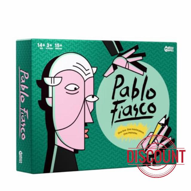 Pablo Fiasco: Imposter Drawing Game for Families & Friends | Hilarious Family Party Game of Sketches & Suspicion for 3-8 players | 640 Secret Words
