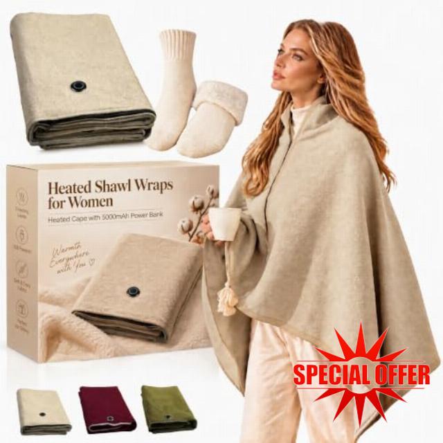 Heated Shawl Wraps for Women