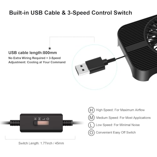 80 cm USB cable and anti-slip fee