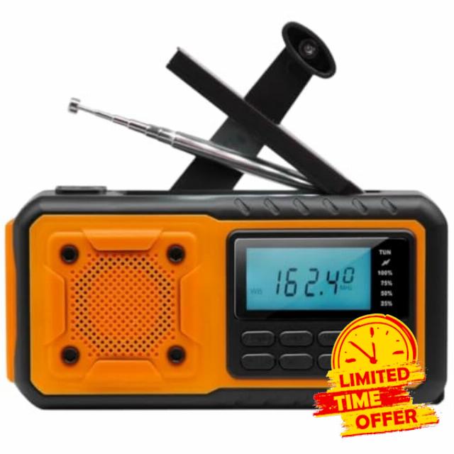 Safenetto Wind Up Radio (Orange)