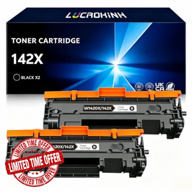 142X W1420X Toner Cartridge Replacement for HP 142A 1420A                                                          Compatible with HP Laserjet MFP M110 M110w M139 M140 M140w Printers (Black