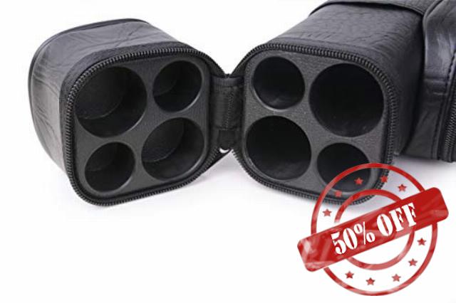 2" x 2" Faux Leather Pool Cue Case