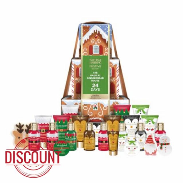 Baylis & Harding Festive Edition Bath Advent Calendar Gift Set 1 Pack                                                          Fun Seasonal Fragrances Vegan Friendly