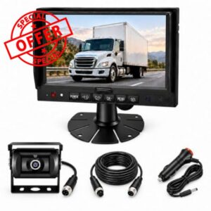 7 Inch Wired Reversing Camera Kit with Monitor for Van