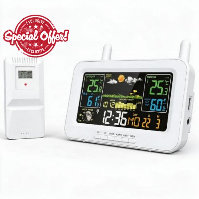 Digital Weather Station with Outdoor Sensor