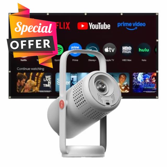 XGIMI Vibe One with 80" Screen Mini Portable Projector