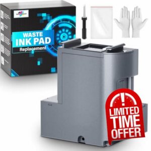 Waste Ink Pad Replacement with Reset Software for Ecotank ET-2850 ET-2760 ET-2750 ET-2700 ET2850 ET2760 ET2750 ET2700 2850 Printer