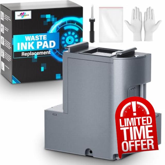 Waste Ink Pad Replacement with Reset Software for Ecotank ET-2850 ET-2760 ET-2750 ET-2700 ET2850 ET2760 ET2750 ET2700 2850 Printer