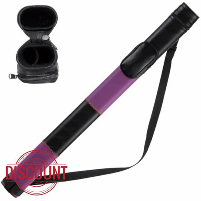 1 Hole 2 Slots Hard Pool Cue Case