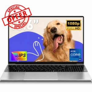 15.6" Laptop Processor M3-6Y30 2.2GHz 16GB RAM 256GB SSD Win11 Pro                                                          IPS 1920×1080 Notebook Supports TF Card