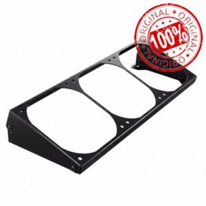 3 Angles Adjustment PC Fan Bracket Computer Case Chassis Cooling Fan Radiator Conversion Adapter Holder for PC Case Heatsink-360 Black