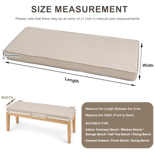 Shoe Rack 2/3/4 Seater Seat Pad Non-Slip and 2 Straps