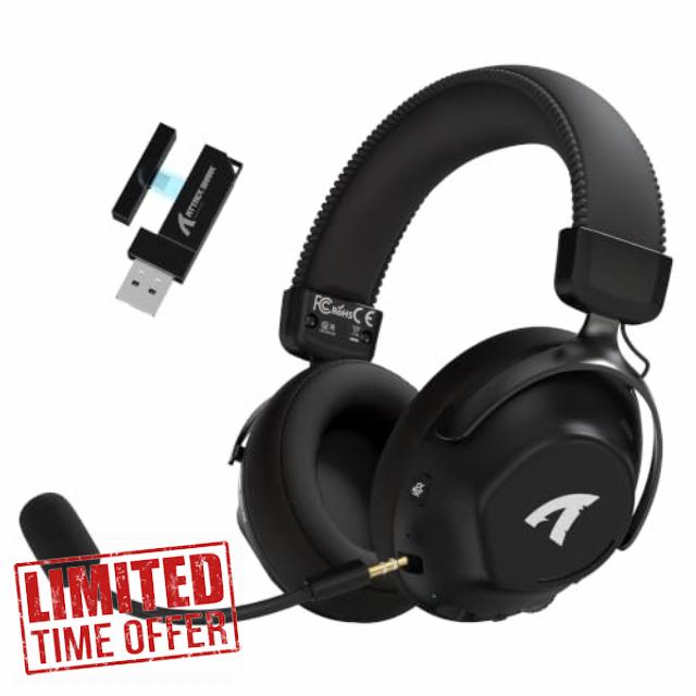 ATTACK SHARK L50PRO Wireless 7.1 Gaming Headset 3-Mode 53mm