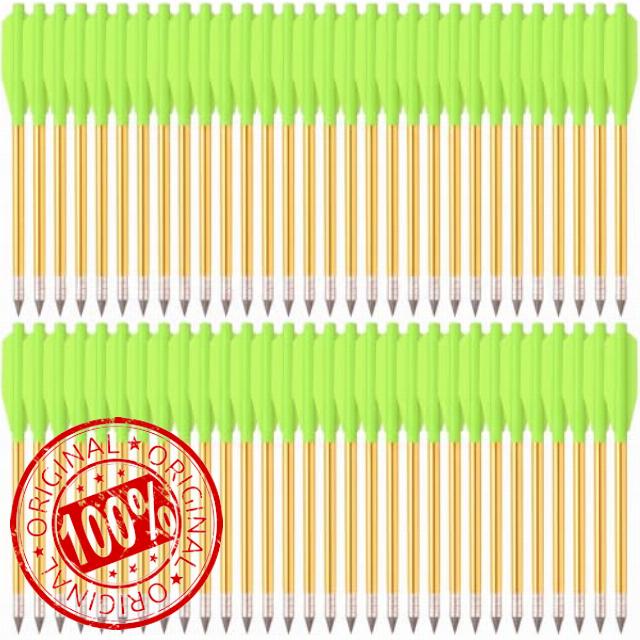 6.3" Mini Crossbow Bolts Arrows Luminous Nock for 50lb/80lb Pistol Crossbow                                                          Aluminium Mini Crossbow Arrows with Metal Tips