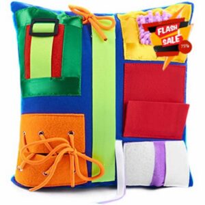 Sensory Pillow | Calming Activities for Adults with Dementia | Fidget Pillow | Products for Elderly | Dementia | Helps with: Alzheimers