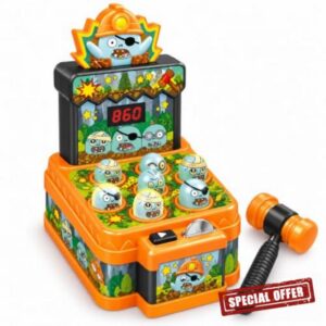 Zombie Whack a Mole Game with Hammer