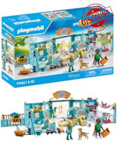 Playmobil | My Life | Animal Hotel | Animal Toy for Kids | Animal Figures Set | Toy for Children Aged 4+ | 71742