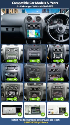 Wireless CarPlay Android Auto 9 Inch 1280*720 Touchscreen Car Radio with Bluetooth