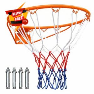 18" Metal Wall Mounted Basketball Hoop                                                          18" regulation rim