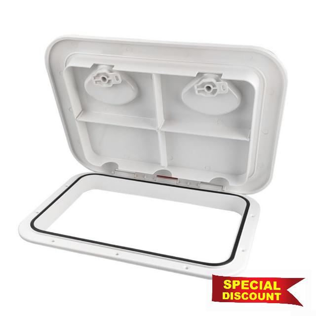 370x375mm Marine Hatch Cover Easy Tool-Free Opening                                                          Weather-resistant plastic
