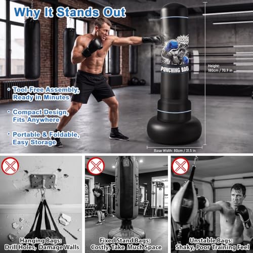 Sturdy PVC Fitness Equipment for Karate Taekwondo MMA Kickboxing