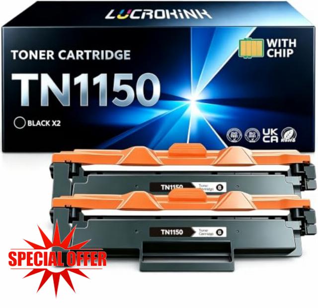 TN-1150 Toner Cartridge Replacement for TN 1150                                                          Compatible with Brother DCP-L1642WXL L1640W L1642W L1660W HL-L1240W L1242W L1242WXL Printers (Black