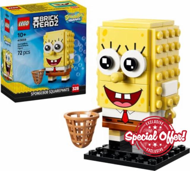 LEGO® BrickHeadz™ SpongeBob SquarePants Figure 40858                                                          72 Pieces