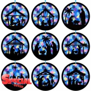 48PCS Nativity Christmas Crafts Bulk