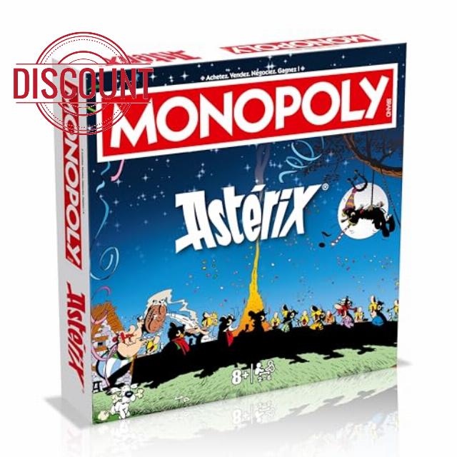 Winning Moves Monopoly Asterix Family Board Game from 8 Years - Board Game for 2 to 6 Players - French Versio